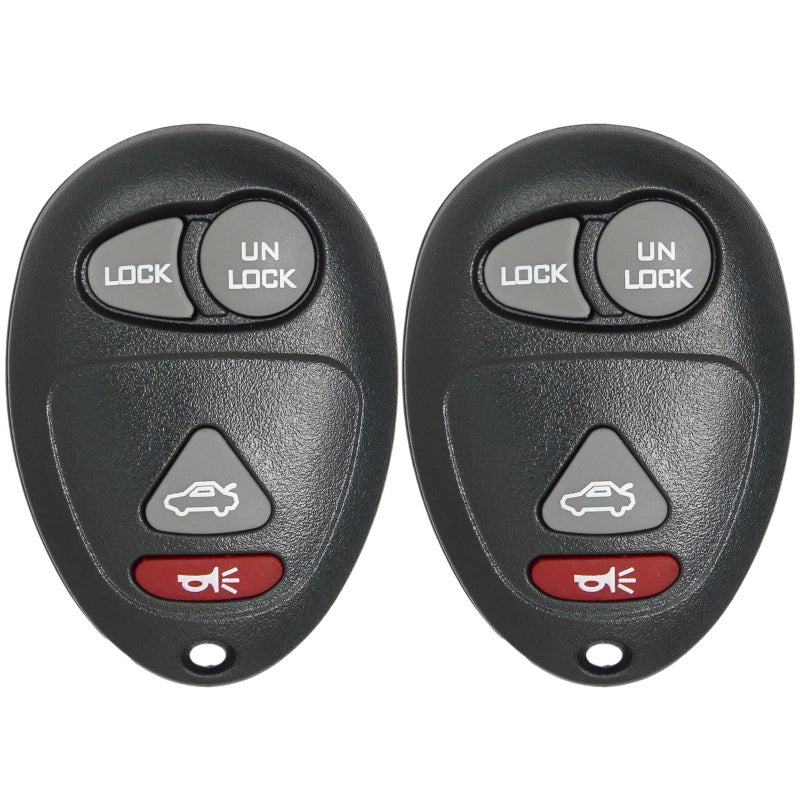 Keyless2Go Replacement for Keyless Entry Car Key Fob Vehicles That Use 4 Button L2C0007T 10335582-88 Remote, Self-programming - 2 Pack - Image 1